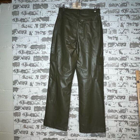 Abercrombie & Fitch | women faux leather 90’s relaxed highrise - Picture 8 of 11